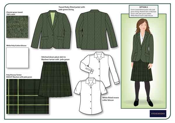 Customising uniforms - Stevensons