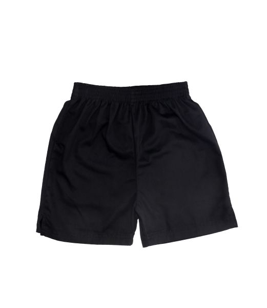 BLACK POLY/COTTON SHORTS Image