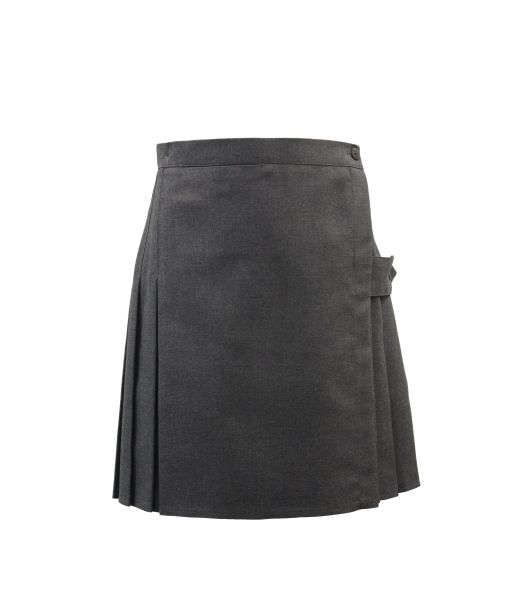 GREY POLY VISCOSE KILT - Stevensons