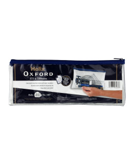 OXFORD 13"x5" CLEAR PENCIL CASE Image